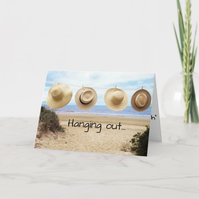 HOPE YOUR BIRTHDAY IS LIKE A DAY AT THE BEACH CARD (Front)