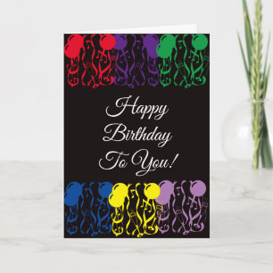 HOPE YOUR BIRTHDAY IS LIT Folded Greeting Card