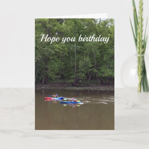 HOPE  **YOUR BIRTHDAY** IS SMOOTH AND ENJOYABLE CARD