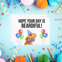Hope Your Day Is Beardiful Funny Beardie Birthday