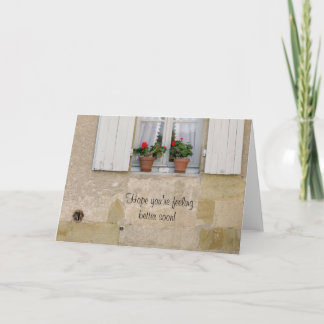 Hope you're feeling better soon! card