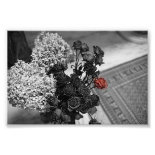 Hopeful Gothic Rose Photo Print