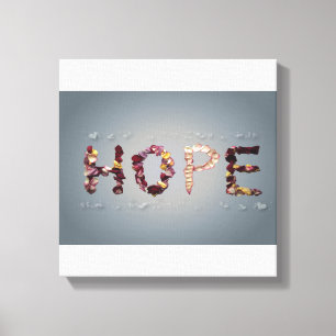 Hopeful Roses Canvas Print