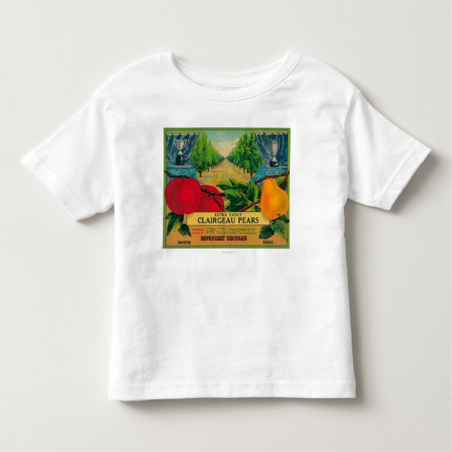 Hopehurst Pear Crate LabelPayette, ID Toddler T-Shirt (Front)