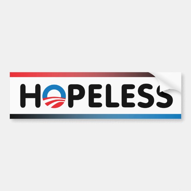 Hopeless Bumper Sticker (Front)