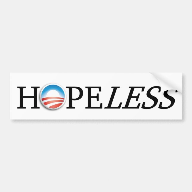 HOPELESS BUMPER STICKER (Front)