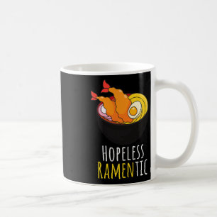 Hopeless Ramentic Cute Kawaii Ramen Noodles Pun Coffee Mug