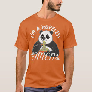 Hopeless Ramentic Cute Panda Bear Ramen Noodles Pu T-Shirt