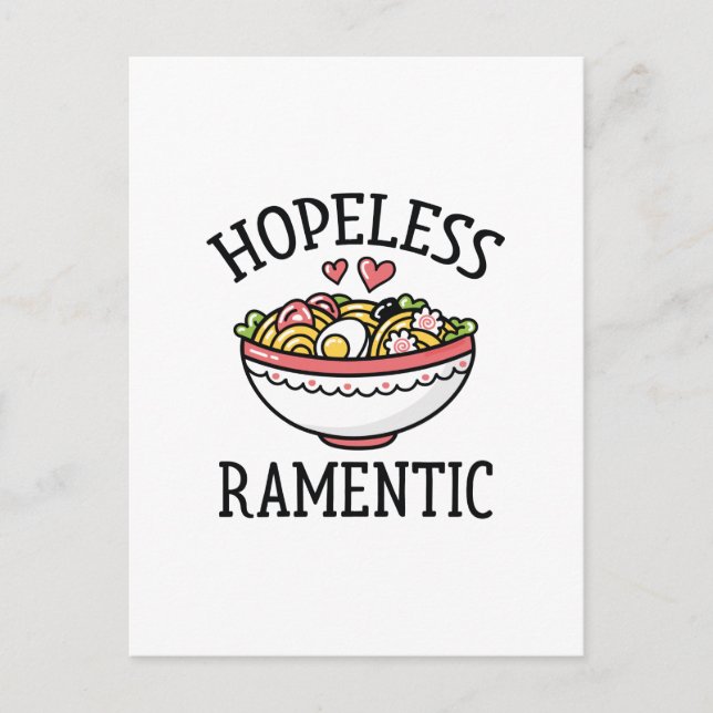Hopeless Ramentic Postcard (Front)
