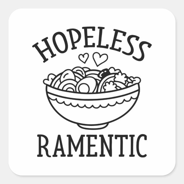 Hopeless Ramentic Square Sticker (Front)