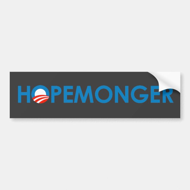 HOPEMONGER BUMPERSTICKER BUMPER STICKER (Front)