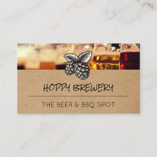 Hopes Beers Background Business Card