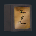 Hopes & Dreams Copper Gift Box<br><div class="desc">Hopes & Dreams Copper premium gift box.

hopes,  dreams,  decorative gift box,  designer gift box,  keep sake,  gift box,  copper,  metallic,  copper gift box,  hopes and dreams gift box.</div>