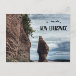 Hopewell Rocks Provincial Park New Brunswick Postcard