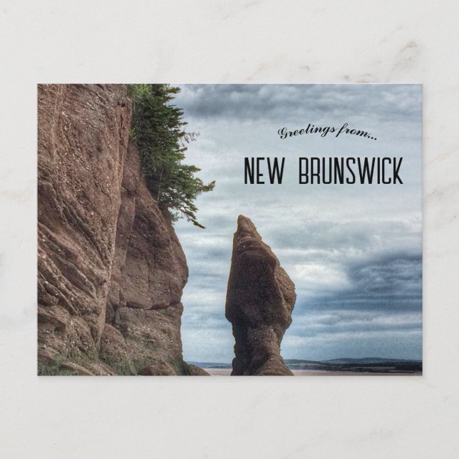 Hopewell Rocks Provincial Park New Brunswick  Postcard (Front)