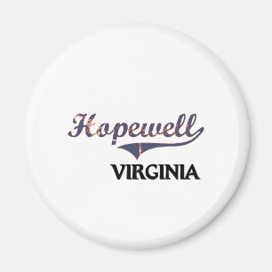 Hopewell Virginia City Classic Magnet