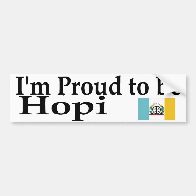 Hopi Bumper Sticker (Front)