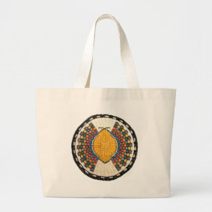 Hopi Snake Motif Vintage Native American Large Tote Bag