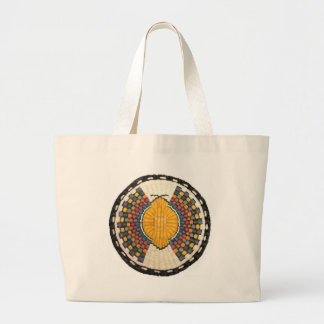 Hopi Snake Motif Vintage Native American Large Tote Bag