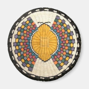 Hopi Snake Motif Vintage Native American Magnet