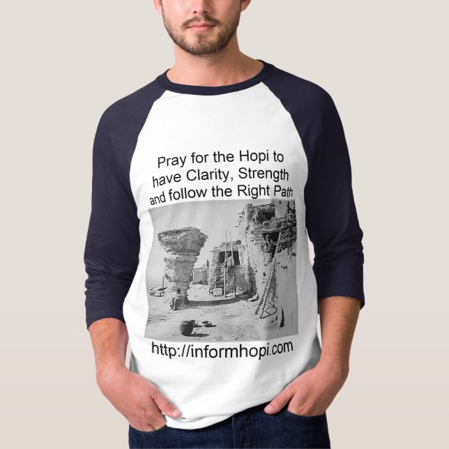 Hopi support mens shirt (Front)