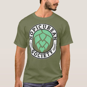 Hopicurean Society Hophead Gift for IPA Craft T-Shirt