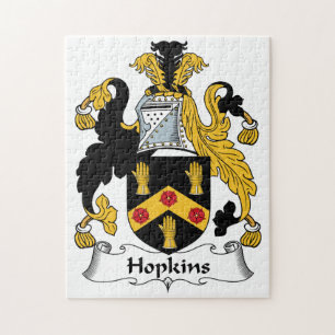 Hopkins Family Crest Jigsaw Puzzle