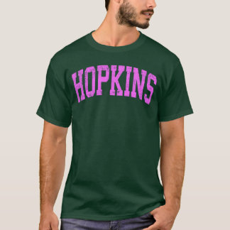 Hopkins Minnesota MN Vintage Athletic Sports Pink T-Shirt