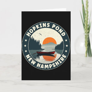 Hopkins Nd New Hampshire Sunset T Shirt Card