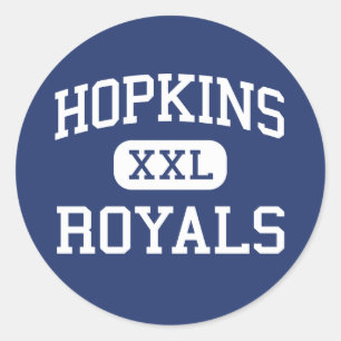 Hopkins - Royals - High School - Hopkins Minnesota Classic Round Sticker
