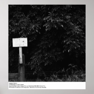 Hopland Station by Ansel Adams Poster