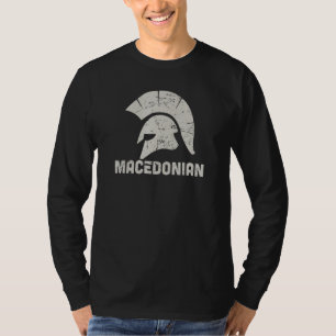 Hoplite  Macedonian Balkan Republic Of Macedonia T-Shirt