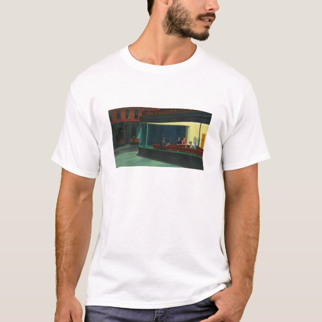 Hopper's Nighthawks T-Shirt (Front)