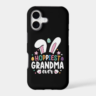 Hoppiest Grandma Ever Mum Family Easter Bunny Eggs