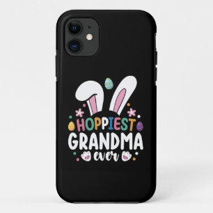 Hoppiest Grandma Ever Mum Family Easter Bunny Eggs Case-Mate iPhone Case