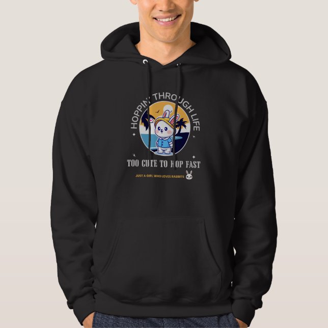Hoppin’ Through Life Hoodie (Front)