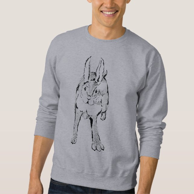 Hopping Wild Rabbit Sweatshirt (Front)