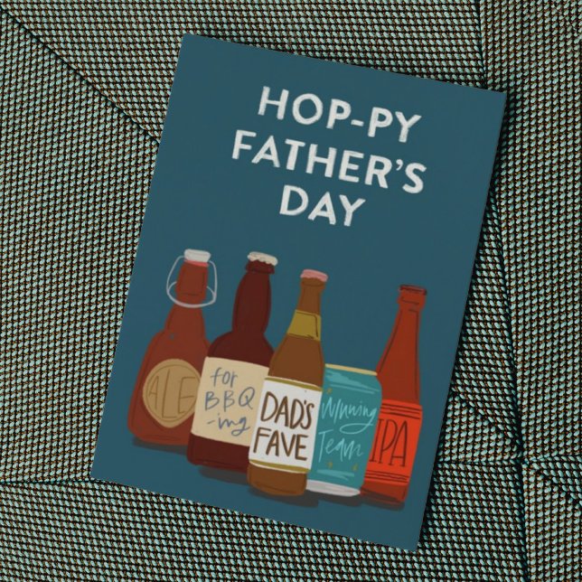 Hoppy Beer Father's Day Card (Creator Uploaded)