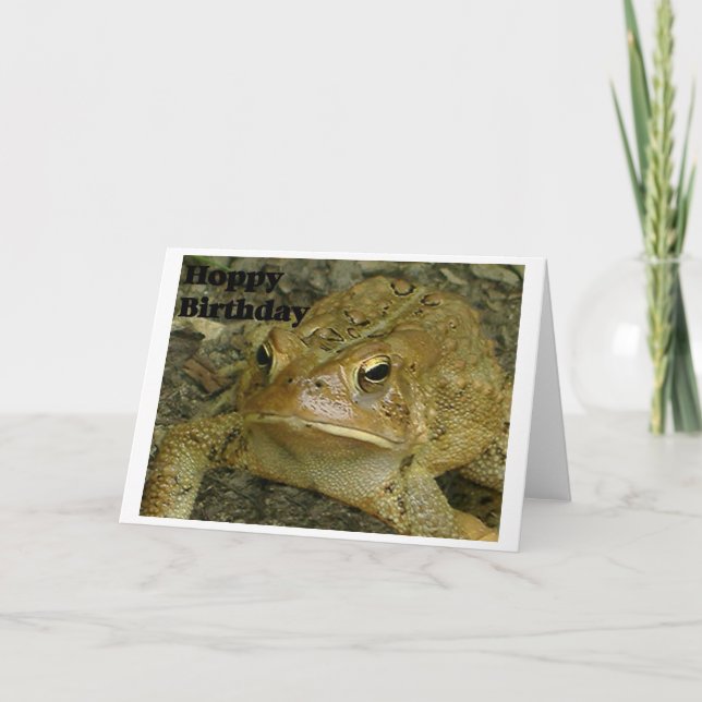 Hoppy Birthday Card (Front)