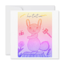 Hoppy Birthday Invitation