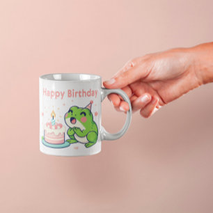 Hoppy Birthday Wishes: Adorable Frog Mug