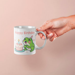 Hoppy Birthday Wishes: Adorable Frog Mug 