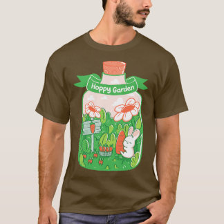 Hoppy Bunny Garden by Tobe Fonseca T-Shirt