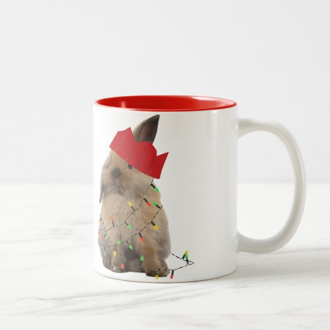 Hoppy Christmas Bunny Mug (Right)