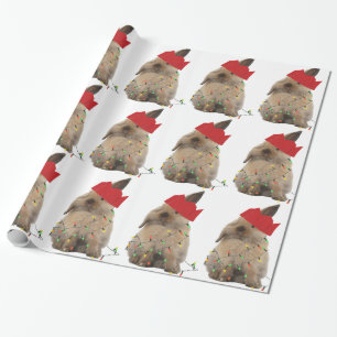 Hoppy Christmas Bunny Wrapping Paper