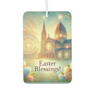 "Hoppy Easter: A Day of Love & Laughter" Car Air Freshener
