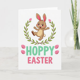 Hoppy Easter Animal Friend Card