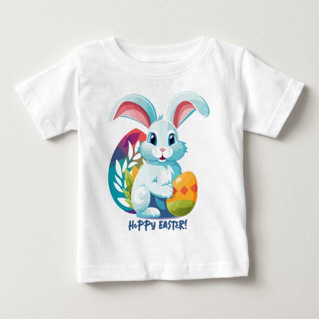 Hoppy Easter! Baby T-Shirt (Front)