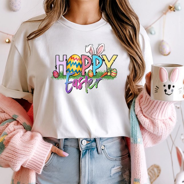 Hoppy Easter Bunny Egg Hunt T-Shirt (Creator Uploaded)