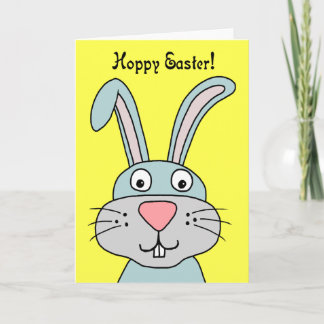 Hoppy Easter Bunny Greeting Card